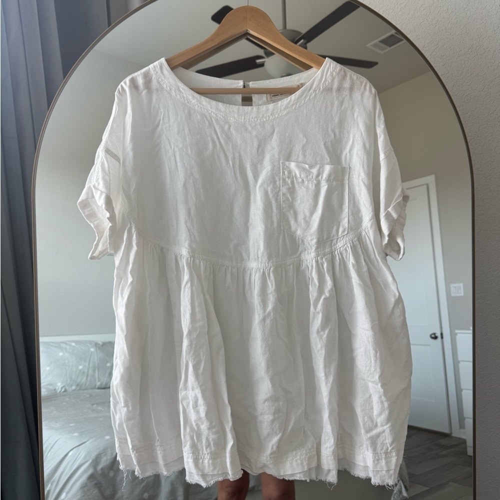 We The Free Moon City Ruffle Top Size XS